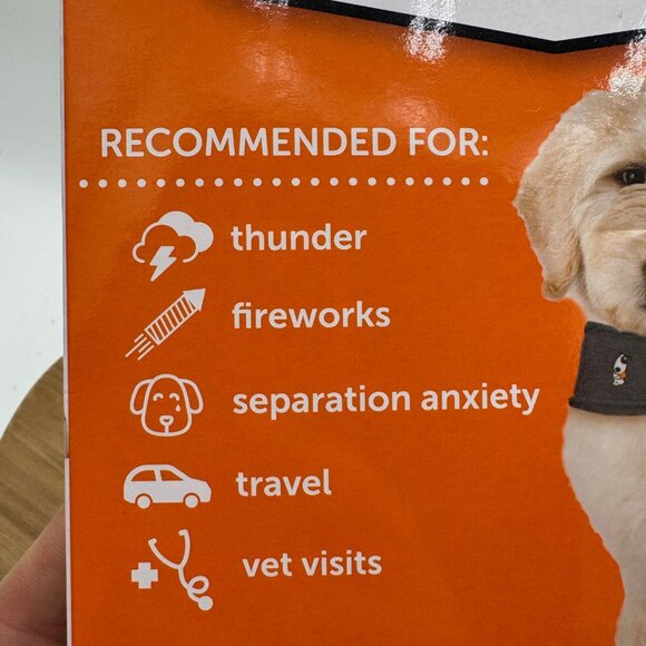 Thunder Shirt for Dogs, Dog Anxiety Relief Calming, Heather Gray Classic  MEDIUM - Picture 4 of 16